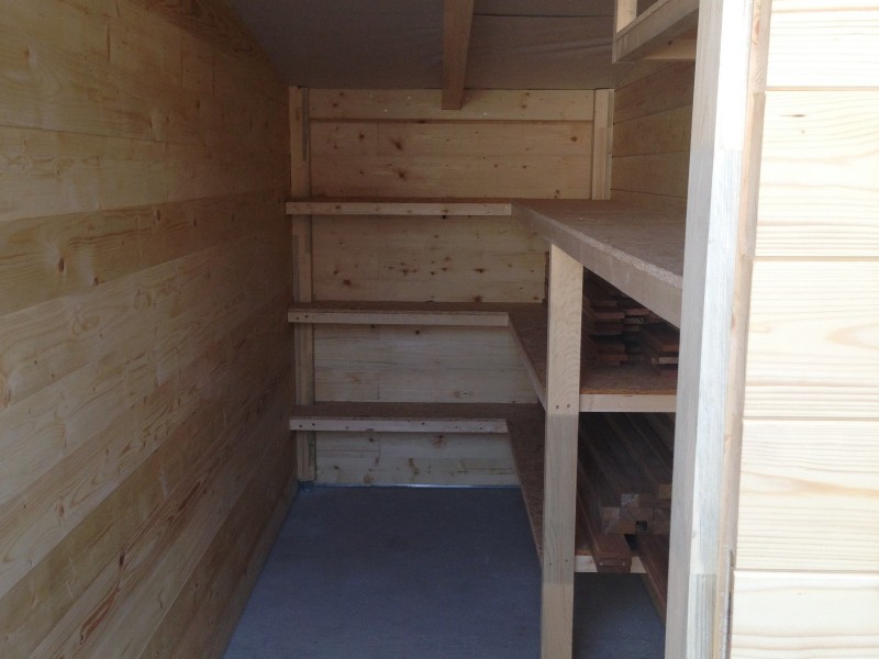 notranjost vrtne lope